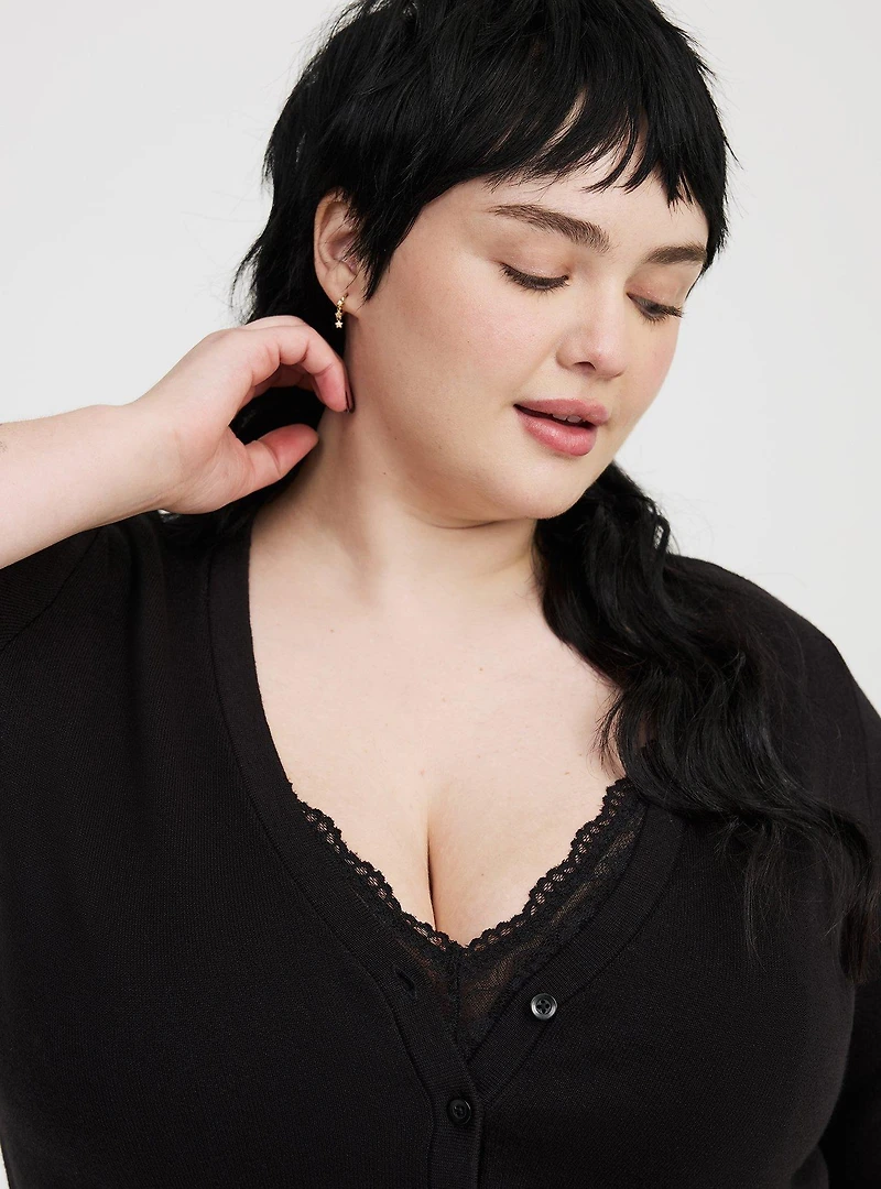 Button-Front Shrug