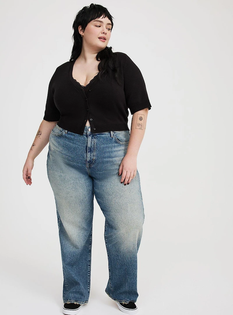 Button-Front Shrug
