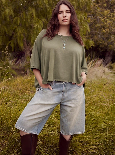 Festi Slouchy Long Short