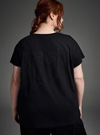 Nightfall Oversized Mesh Detail Tee