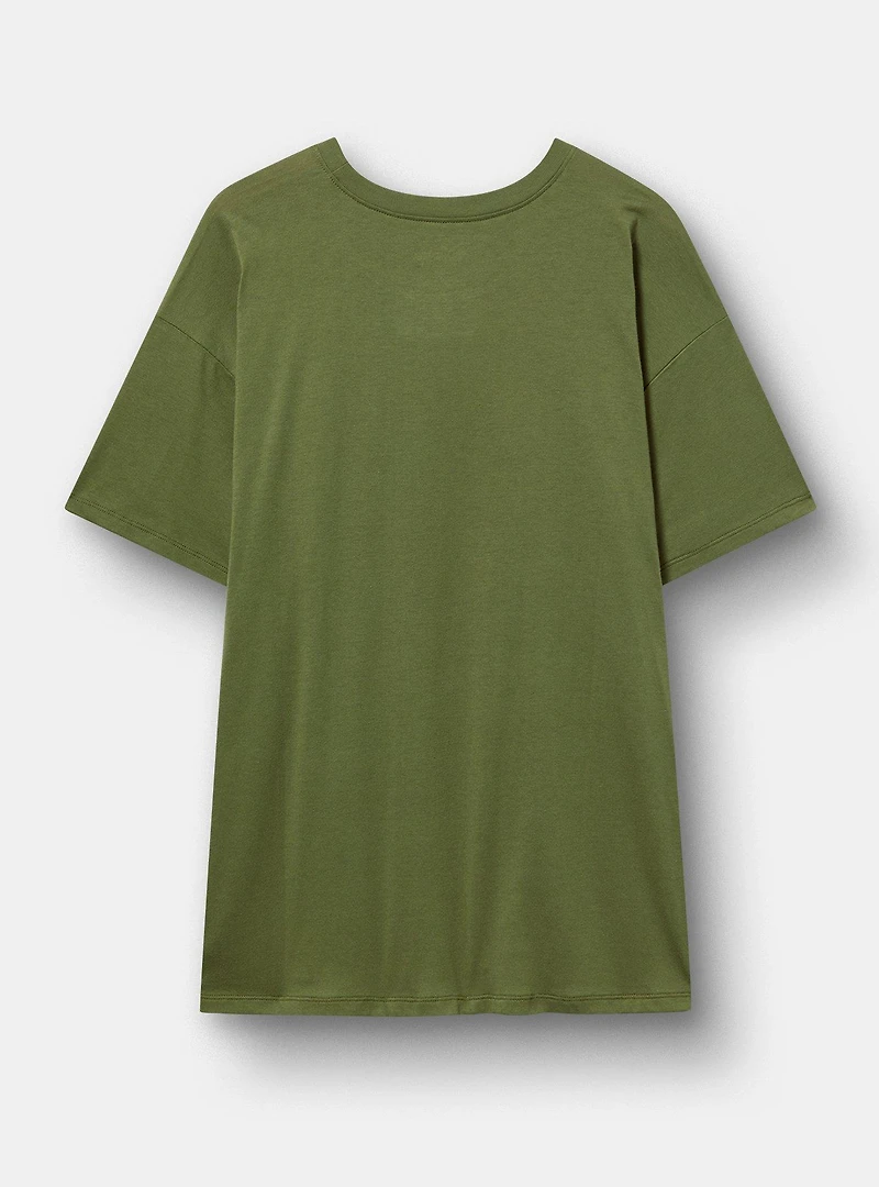 Disney Tinkerbell Oversized Cotton Tunic Tee