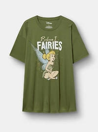 Disney Tinkerbell Oversized Cotton Tunic Tee