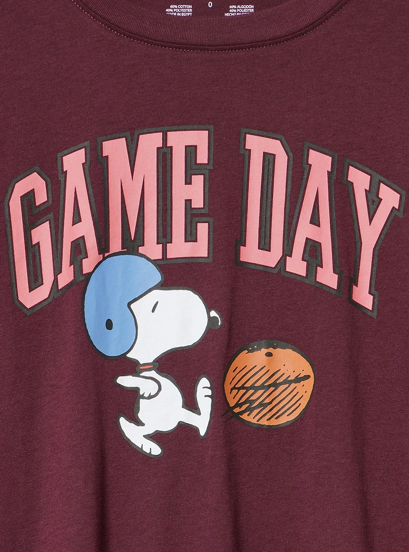 Peanuts Relaxed Cotton Crew Tee