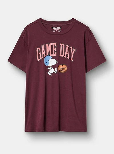 Peanuts Relaxed Cotton Crew Tee