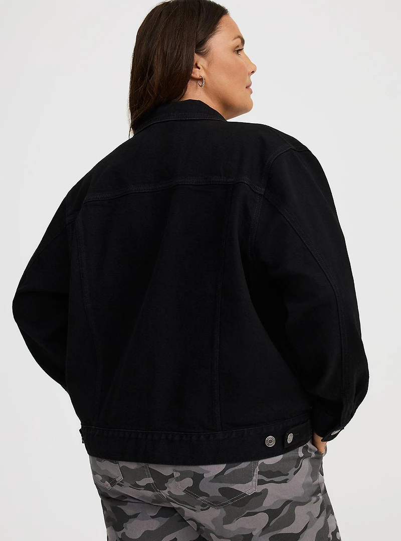 Relaxed Denim Trucker Jacket