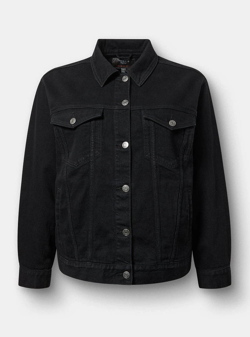Relaxed Denim Trucker Jacket