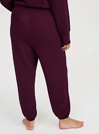 Textured Fleece Relaxed Lounge Jogger