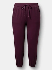 Textured Fleece Relaxed Lounge Jogger