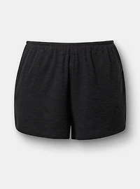 Cotton Jersey Waffle Lounge Short