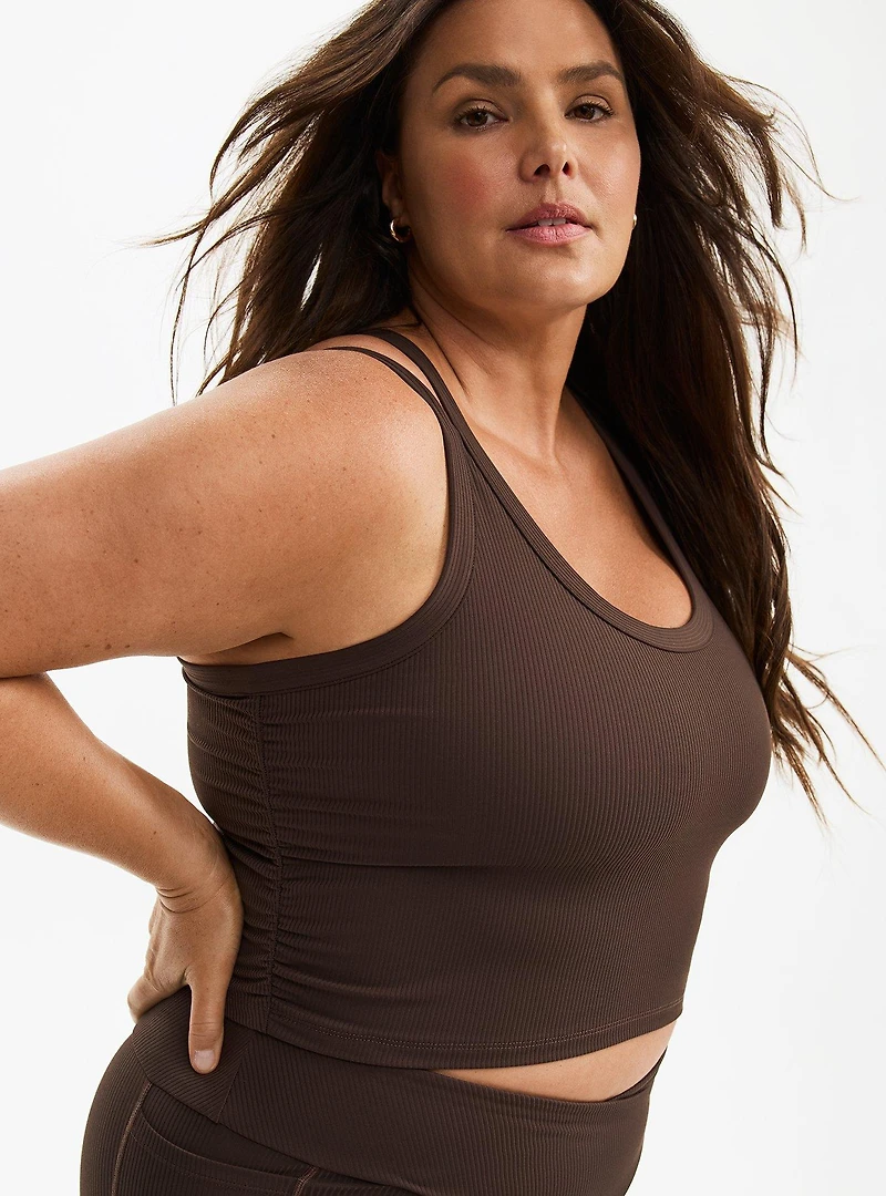 Performance Rib Longline Active Sports Bra