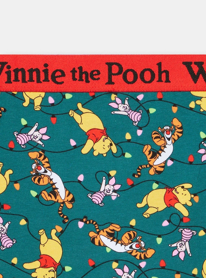 Winnie the Pooh Christmas Mid-Rise Cotton Hipster Panty