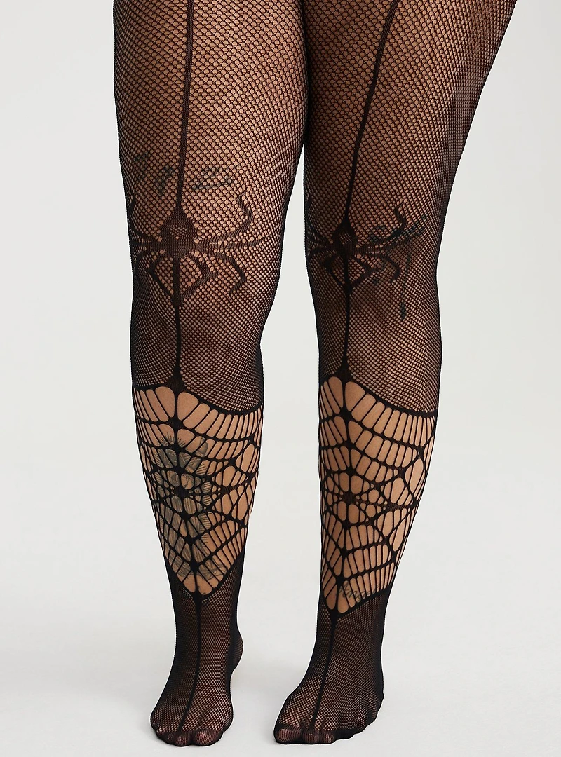 Halloween Spider Web Tights