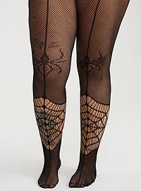 Halloween Spider Web Tights