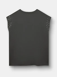 Studded Dolman Tee