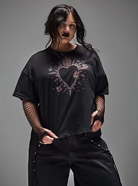 Nightfall Heritage Jersey Oversized Graphic Tee