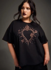 Nightfall Heritage Jersey Oversized Graphic Tee