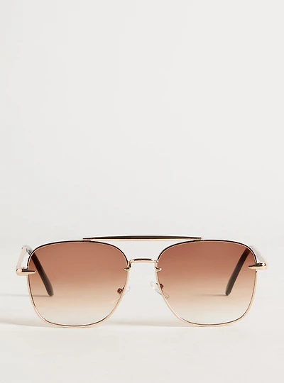 Square Aviator Sunglasses