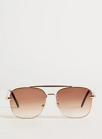 Square Aviator Sunglasses