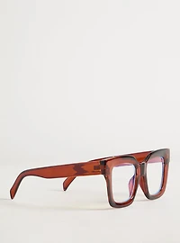 Oversized Square Blue-Light Glasses