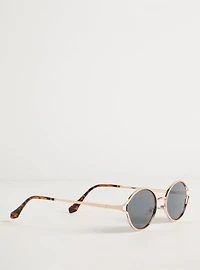 Oval Smoke Lens Sunglasses
