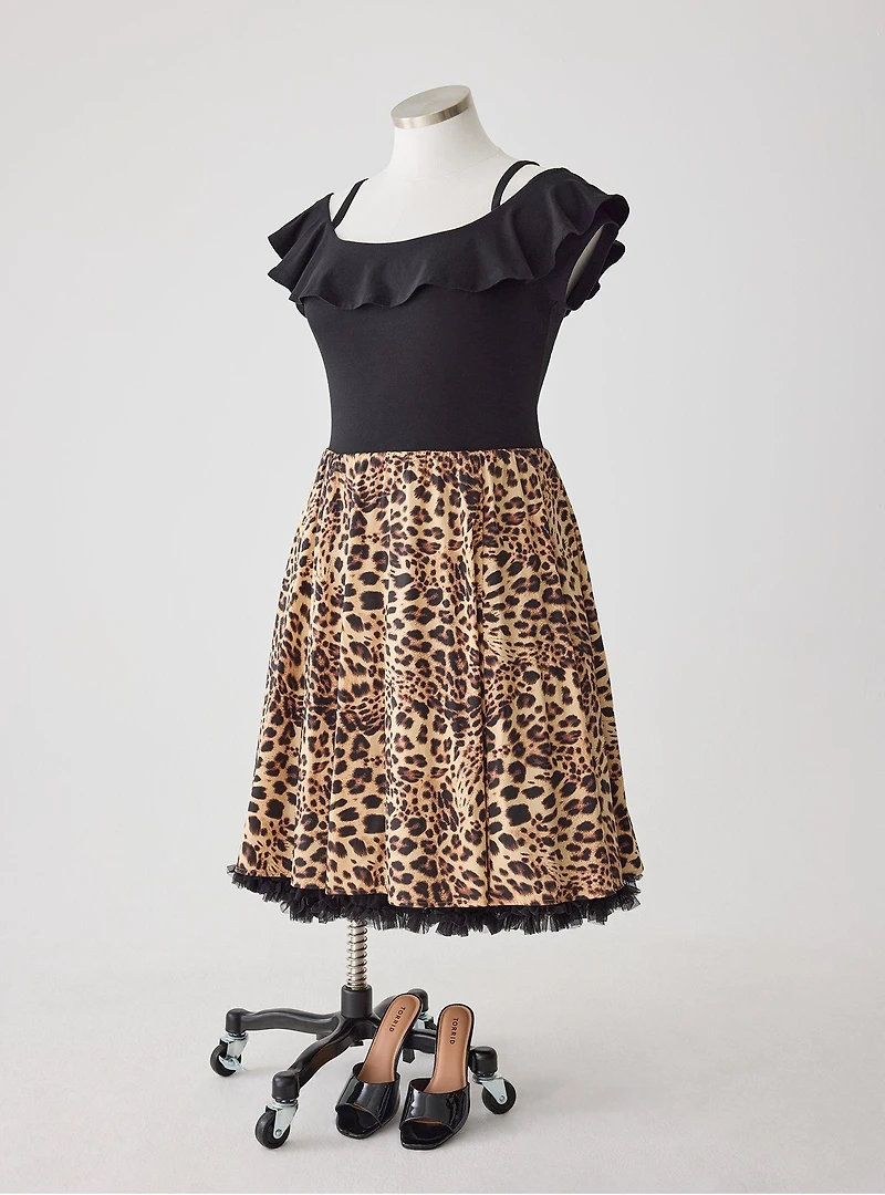 Retro Chic Knee-Length Dress