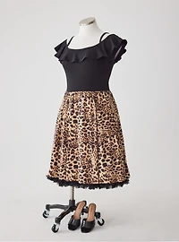 Retro Chic Knee-Length Dress
