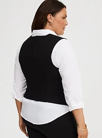 Fitted Ponte Vest