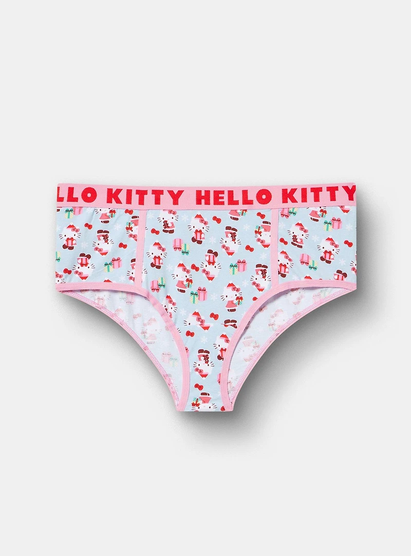 Hello Kitty Christmas Mid-Rise Cotton Cheeky Panty