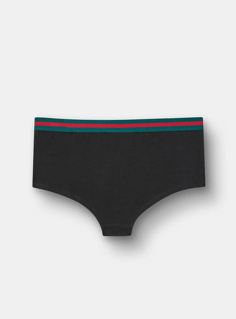 Scooby Doo Christmas Mid-Rise Cotton Boyshort Panty
