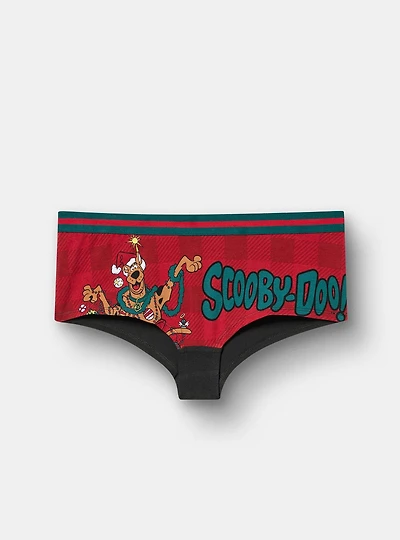 Scooby Doo Christmas Mid-Rise Cotton Boyshort Panty