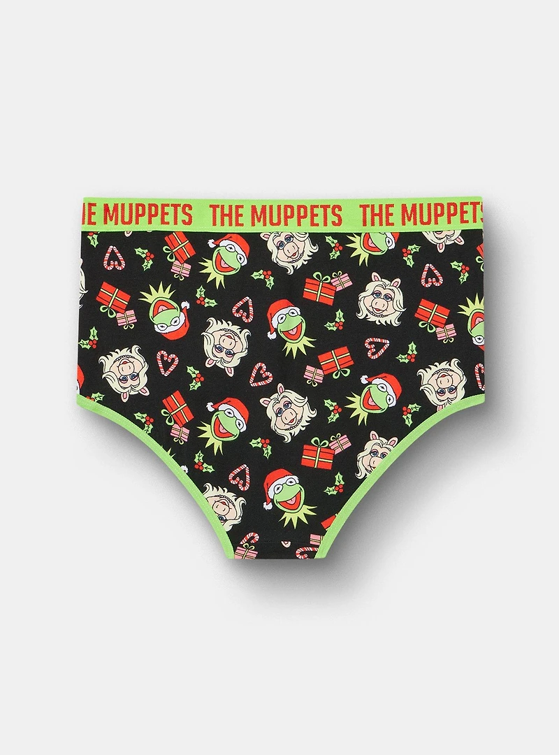 Muppets Christmas Mid-Rise Cotton Brief Panty
