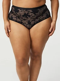 Lace High-Waist Brief Panty