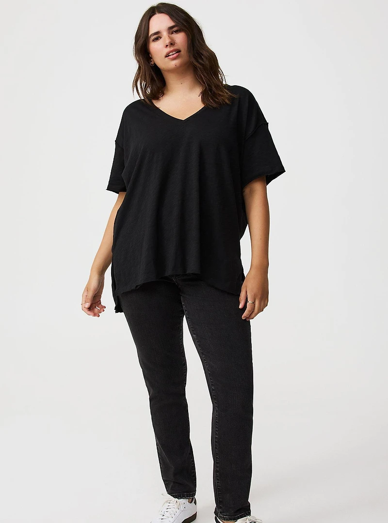 Oversized Heritage Slub Tee