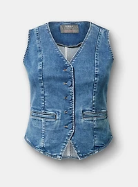 Vintage Stretch Denim Vest