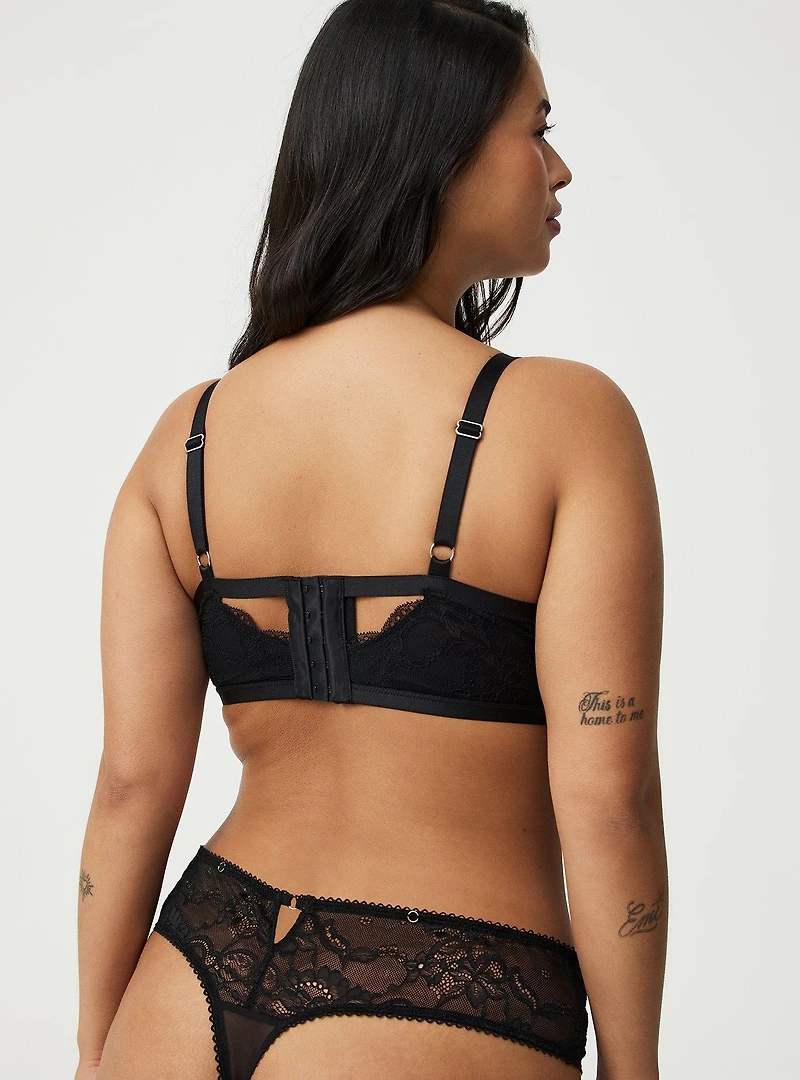 Jewelry Strappy Lace Thong