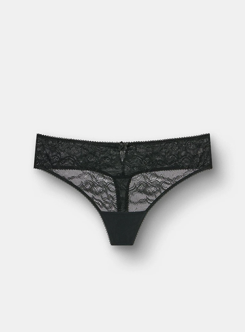 Jewelry Strappy Lace Thong