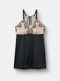 Coquette Heart Lace Slip