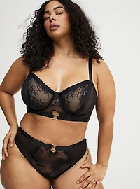 Mob Wife Strappy Underwire Lace Bra