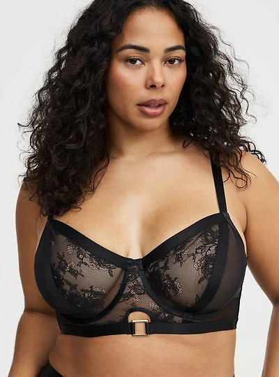 Mob Wife Strappy Underwire Lace Bra
