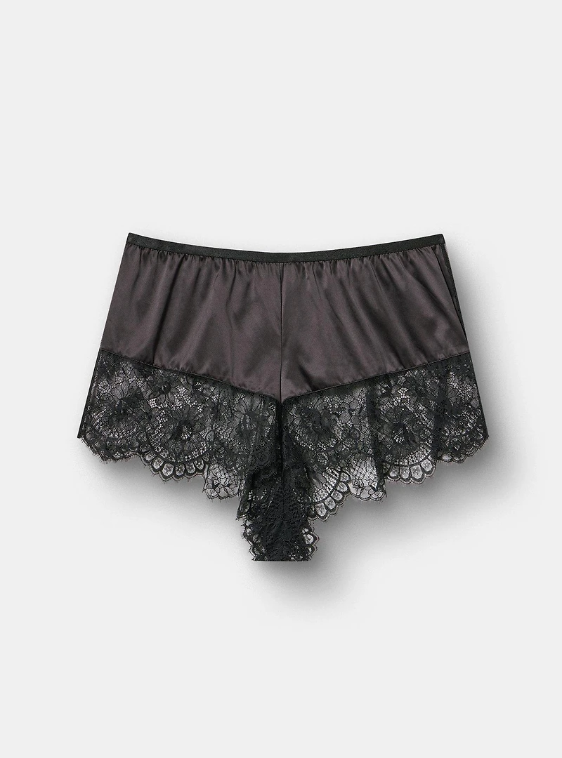 Lace & Satin Short