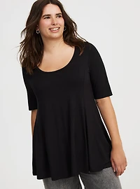 Super Soft Scoop Fit & Flare Tunic
