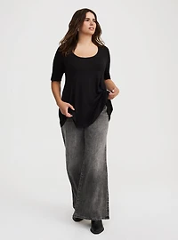 Super Soft Scoop Fit & Flare Tunic