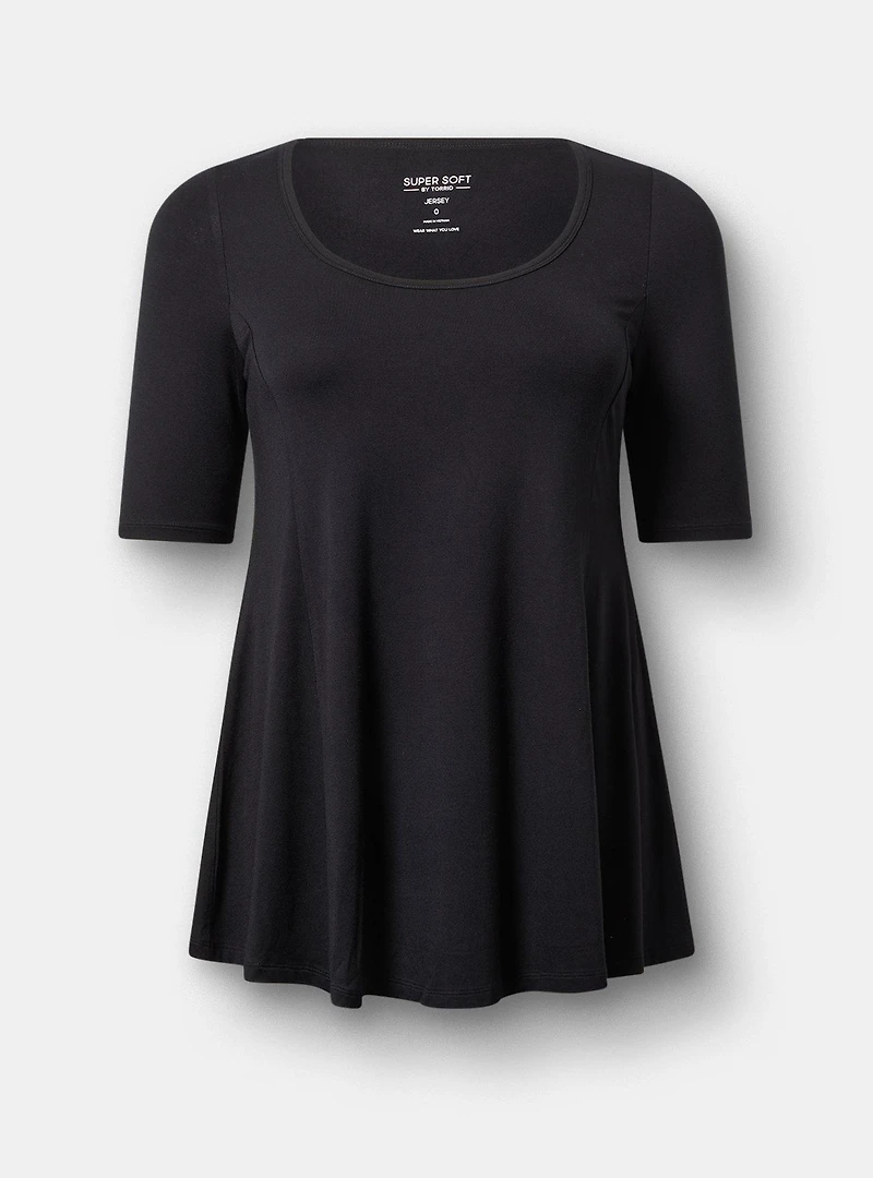 Super Soft Scoop Fit & Flare Tunic