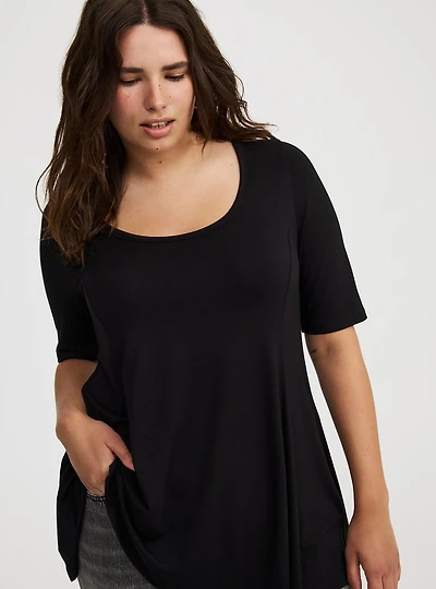 Super Soft Scoop Fit & Flare Tunic