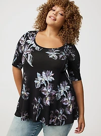 Super Soft Scoop Fit & Flare Tunic