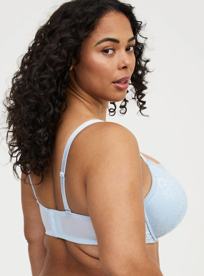 XO Plunge Push-Up Lace Bra