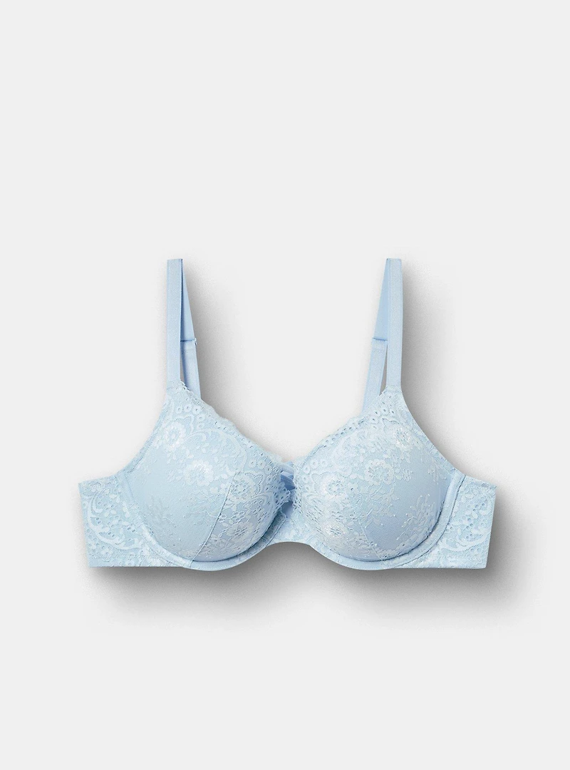 XO Plunge Push-Up Lace Bra
