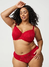 Second Skin Sequin Mid-Rise Hipster Panty