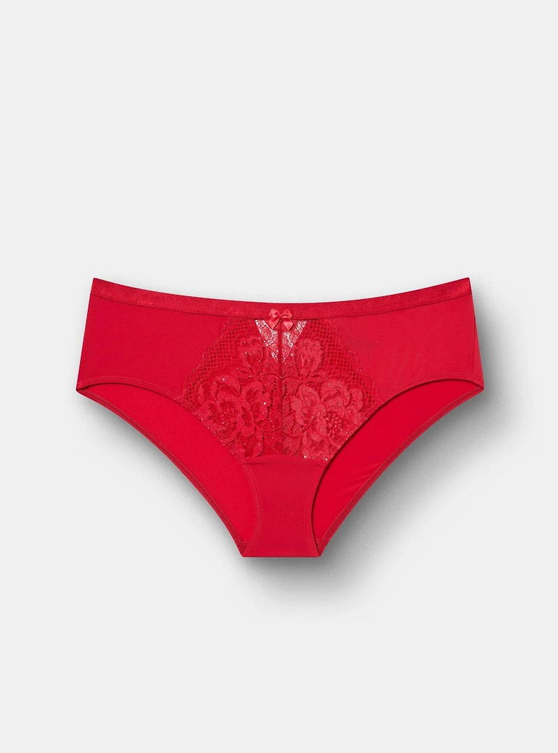 Second Skin Sequin Mid-Rise Hipster Panty