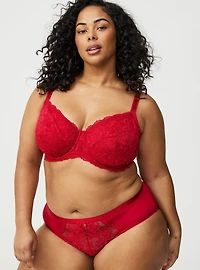 Second Skin Sequin Mid-Rise Hipster Panty